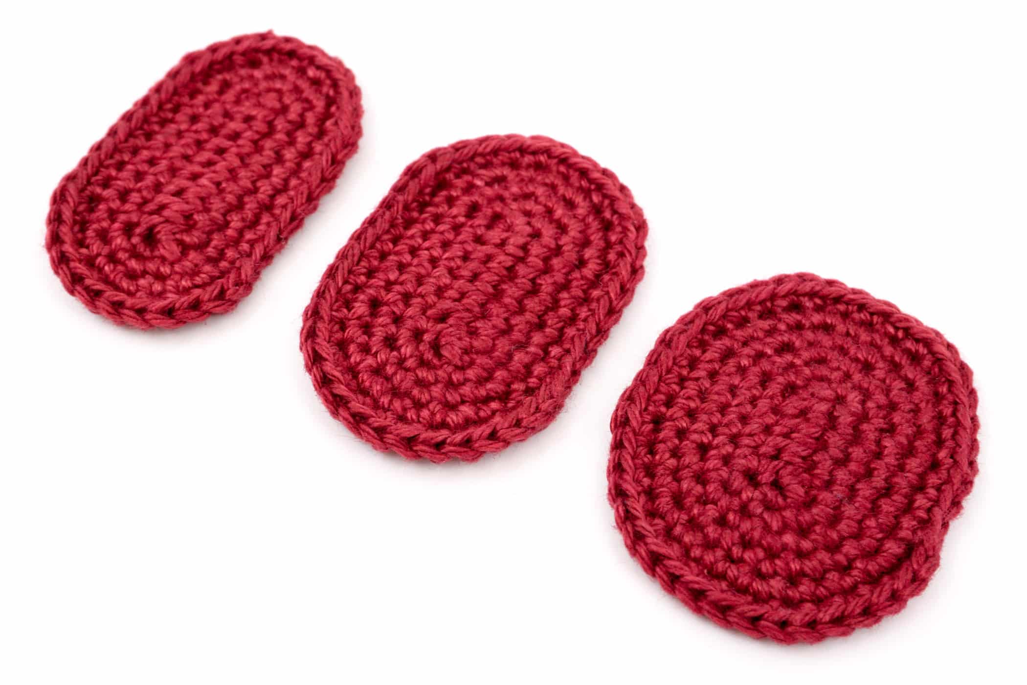 Beliebig große Ovale häkeln in Spiralrunden | Supergurumi